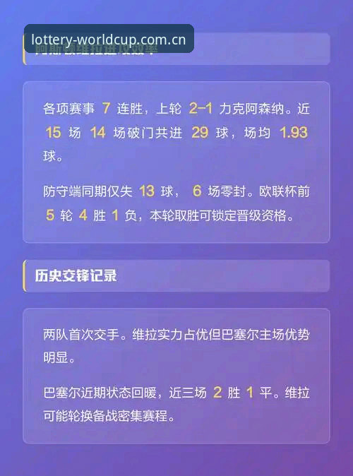 阿斯顿维拉欧联杯夺冠操作教程：通过世界杯竞彩官网查询赛事关键数据